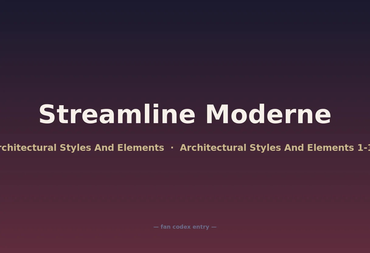 Streamline Moderne